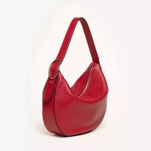 M Gemi Red Evelina Shoulder Bag/Wristlet